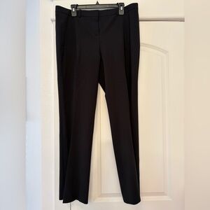Boss Wool Classic Black Straight Leg Pants